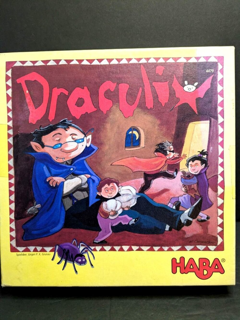 Draculix Board Game  HABA 4479 - Vintage Family Game For Ages 5+ 2 To 4 Players